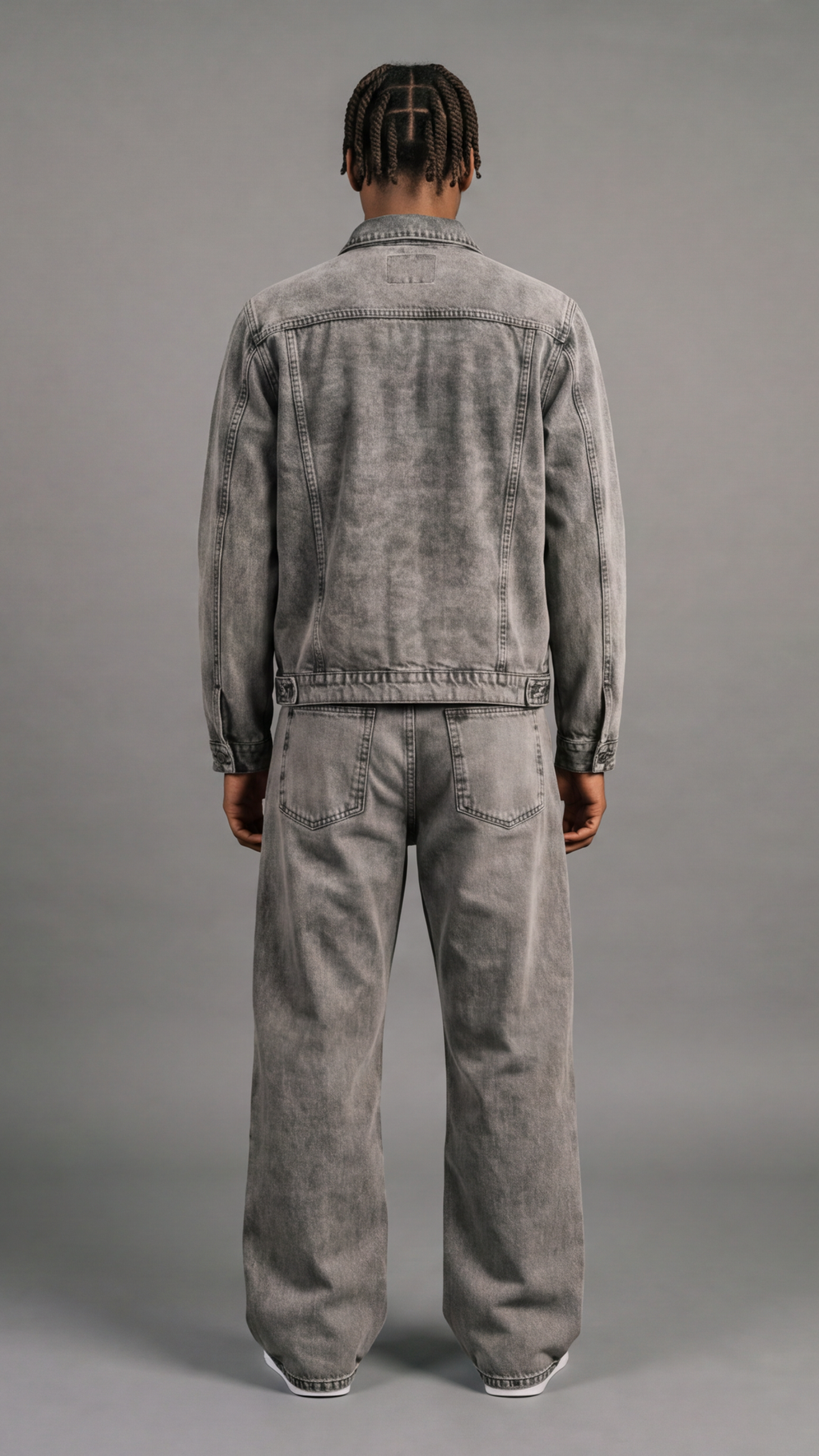 Washed Zip Set - back