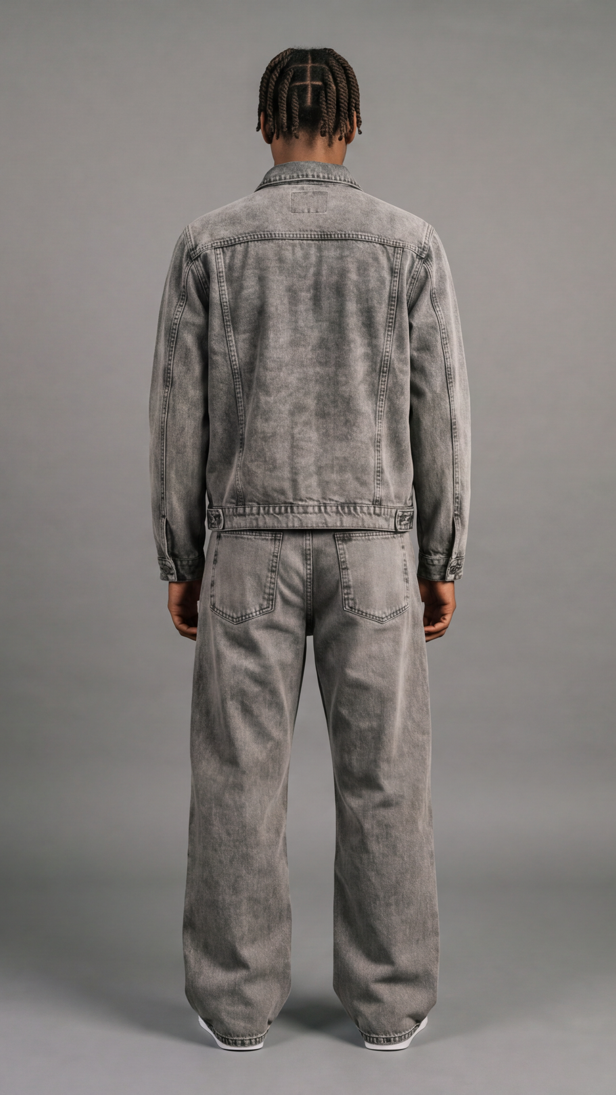 Washed Zip Set - back