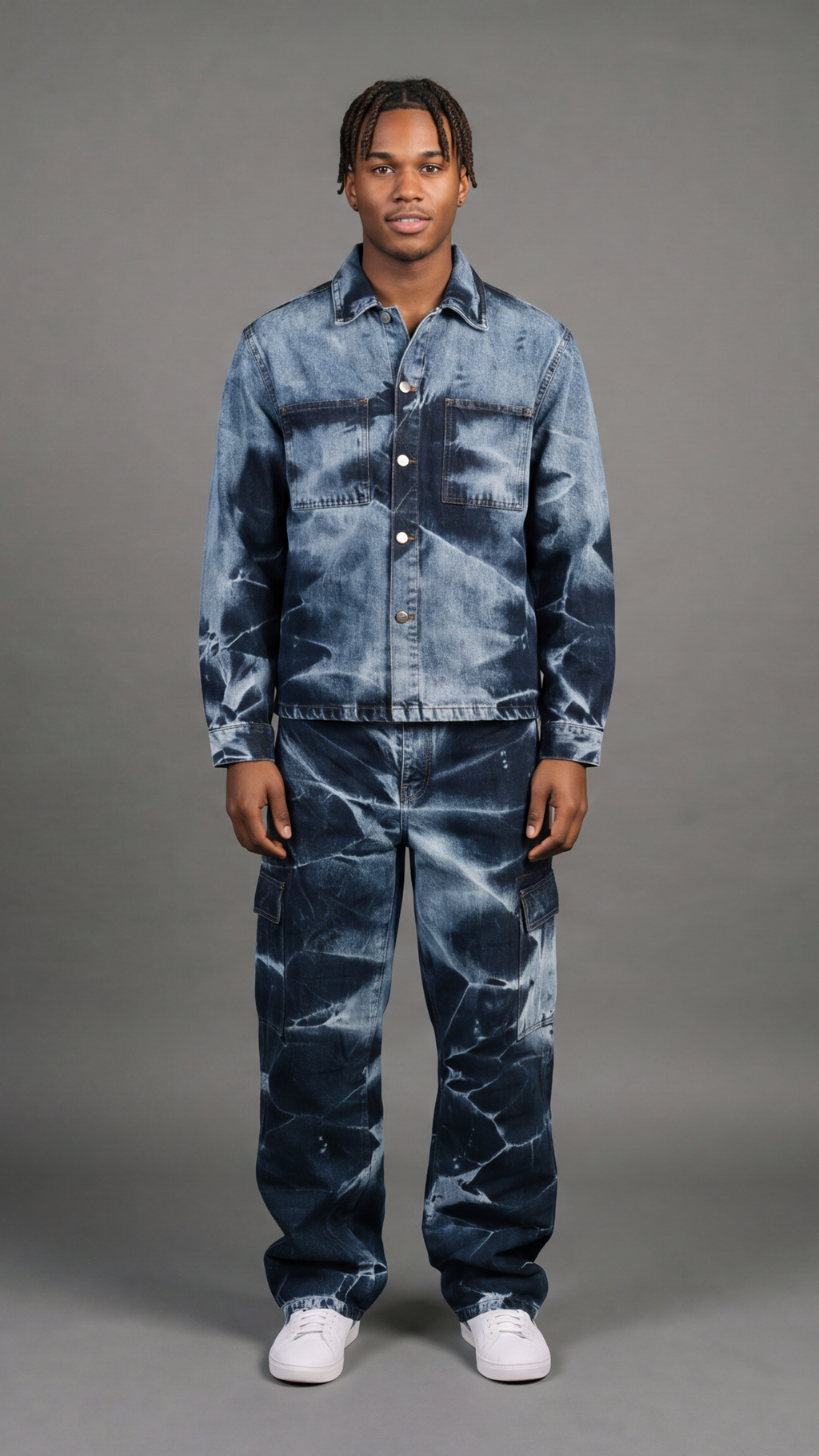 Marble Wash Set - Blue