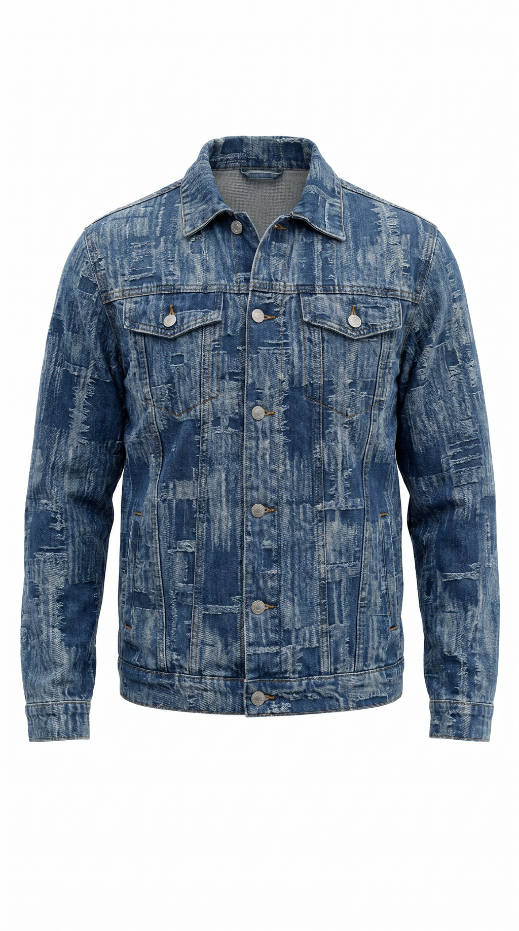 Jacquard Printed Set - jacket detail