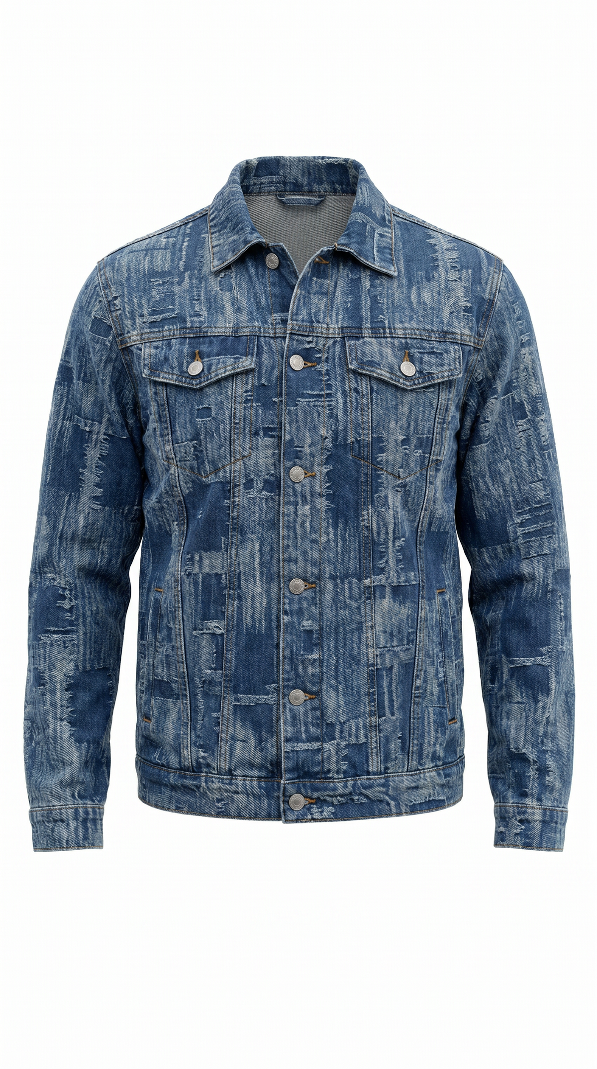 Jacquard Printed Set - jacket detail