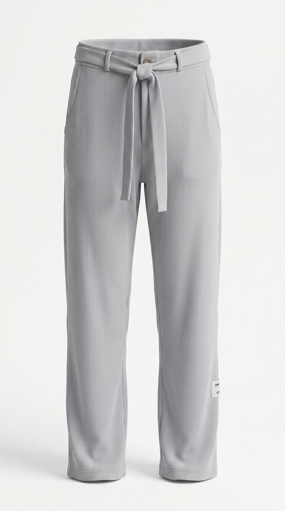 Striped Texture Set - Grey - trousers detail